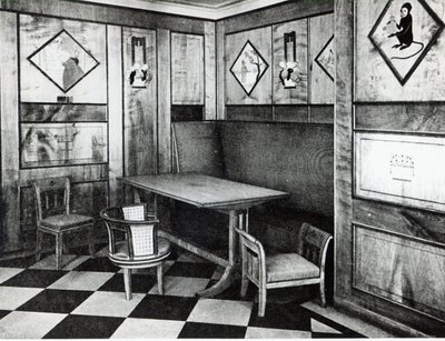 Das Kinderzimmer im Ozeandampfer Paris, Juli 1921 von French Photographer